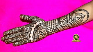 Very Beautiful Letest Henna Mehandi Designs For Front Hand