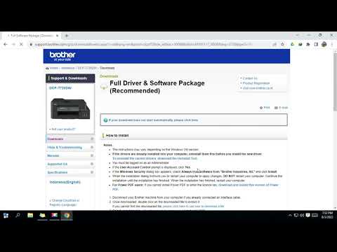 #1 tutorial download driver printer brother Mới Nhất