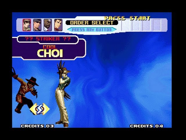 KOF 2000 on a NEOGEO #26 - Maniac Striker: Cool Choi! 1cc w
