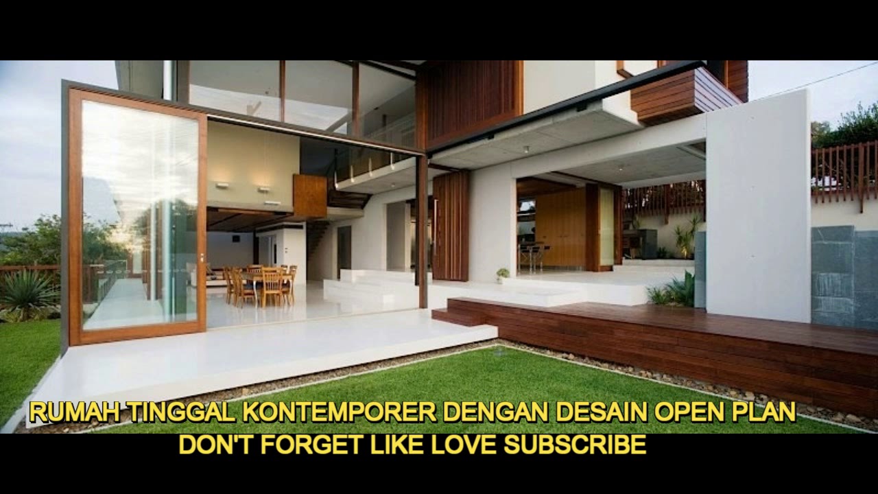 32 Denah Rumah Open Space Paling Modern Dan Minimalis