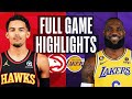 Los Angeles Lakers Vs Atlanta Hawks Full Game Highlights Jan 6 NBA Regular Season 22 23