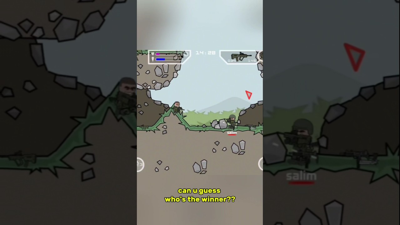 Mini militia battle 💥🤯 dad vs daughters ✨🎀 