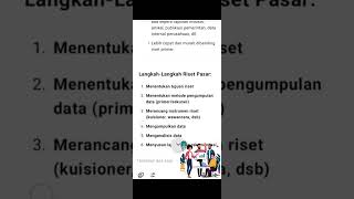 Riset Pasar dalam Pemasaran Bisnis