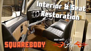 Stunt Double Squarebody Chevy Truck Interior Restoration  Stacey David's Gearz S11 E7