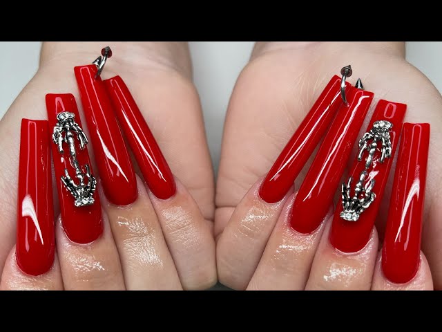 KRYLX  Premium Acrylic Nail Supply on Instagram: acrylic application  using red acrylic powder terrifying? don't worry, find a formula that works  for you 😘 enjoy this acrylic application tutorial using candy