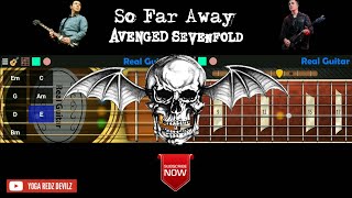 Avenged Sevenfold - So Far Away - Real Guitar Cover Android screenshot 2