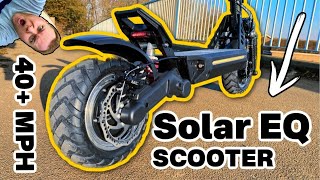 Solar EQ Electric Scooter, Its Ridiculous!