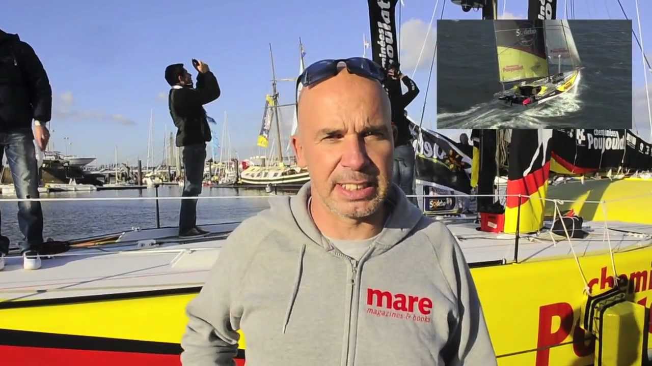 Jörg Riechers vor dem Start der Vendée Globe 2012