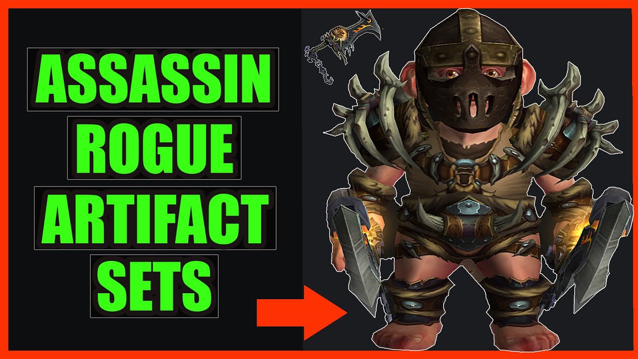 10 cool assassination rogue artifact sets wow legion kingslayers how transmog works in legion