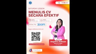 Saturday Lesson x Lion Parcel : Menulis CV yang Efektif screenshot 5