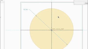 Creo - Pro-E - Tutorials 031 Square to Round blend in PTC Creo Parametric 2.0