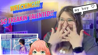BE:FIRST RYOKI MIYAMA COVERING 夜に駆ける cover music video  (REACTION)