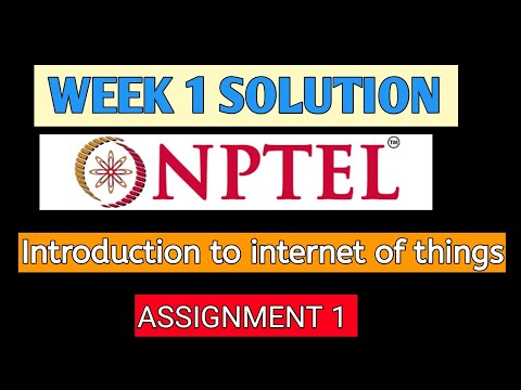 introduction to internet of things nptel assignment 1