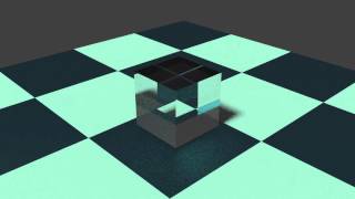 Glass Cube 3D Animation - part 1