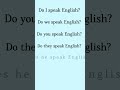 Drill Table Practice Part - 3 | Interrogative Sentences | Present Indefinite Tense #englishspeaking