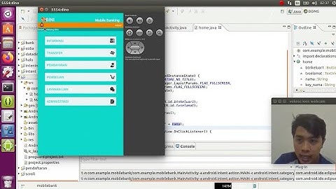 Eclipse : membuat aplikasi mobile banking | part 3 (menampilkan username ke activity kedua)