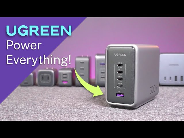 Power Your Entire Digital Life with the UGREEN 300W Charger!