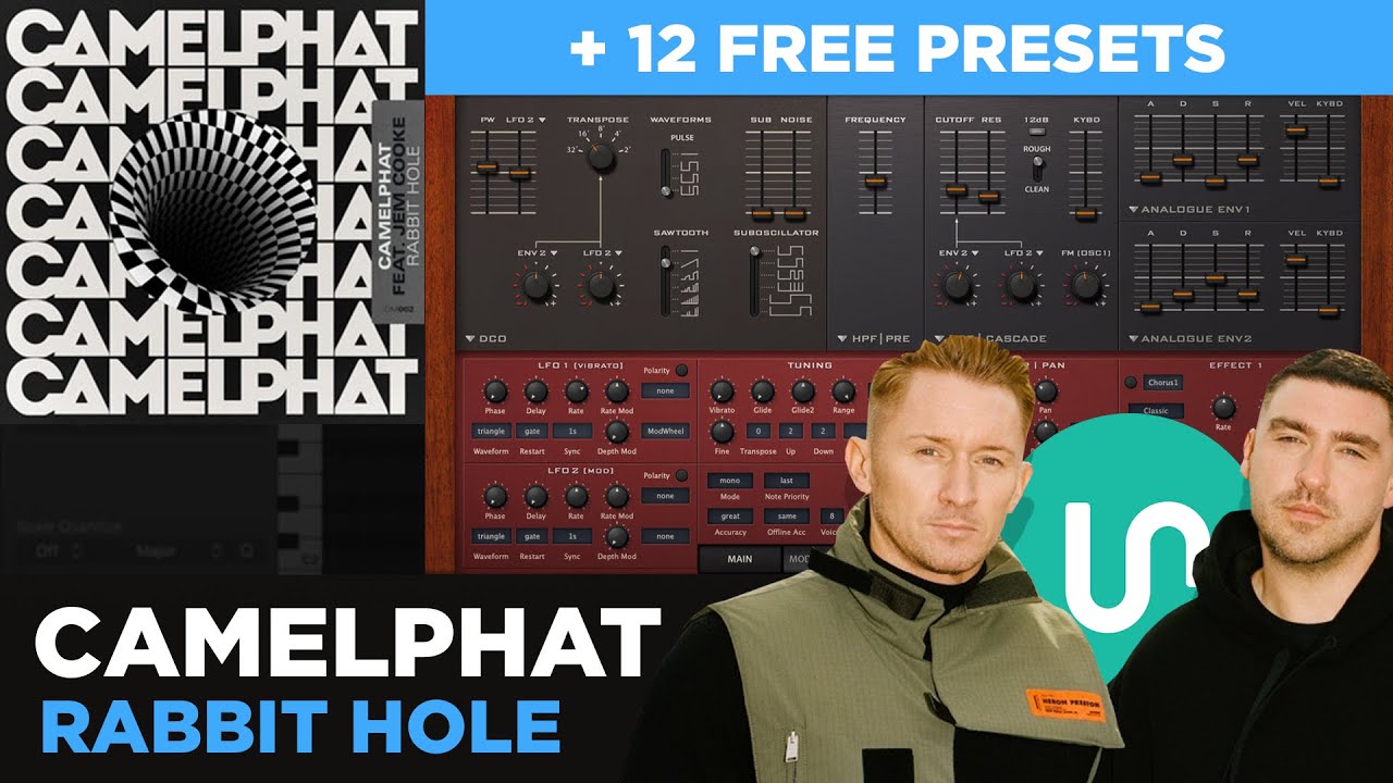 “Camelphat Rabbit Hole” Full Diva Sound Design Tutorial (Free Presets
