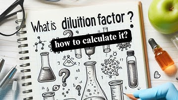 what is the dilution factor? and how to calculate it? #pharma #dilution #pharmacy