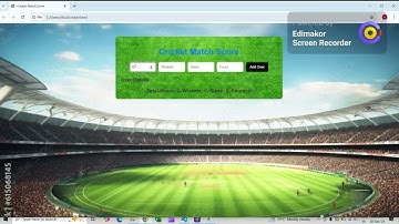 by coding cricket score