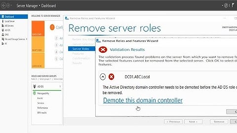 How To Demote a Domain Controller and Remove Active Directory on Windows Server 2019 - 2022