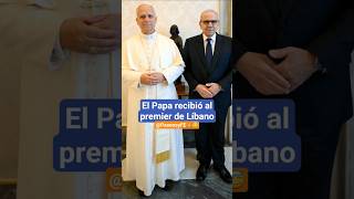 El Recibió Al Premier De Líbano, Destino De Su Primer Viaje Apostólico Este 2025