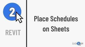 Place Schedules on a Sheet in #Revit