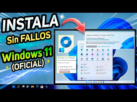 INSTALAR⚡ Windows 11 OFICIAL sin ERRORES / Para TODAS las PC'S e INCOMPATIBLES!