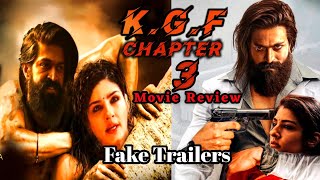 K.G.F. CHAPTER 3 Trailer | Fake Trailers In KGF Chapter 3 Ka Hai | KGF Chapter 2 Trailer south film