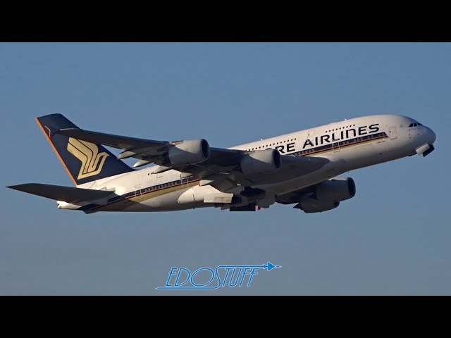 Singapore Airlines A380-841 (9V-SKY & 9V-SKM) - Plane watc…