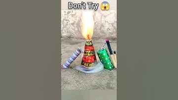 Chitput Bijali Anar Amazing Cracker experiment 😱|| Diwali cracker testing 2024😜 #shorts