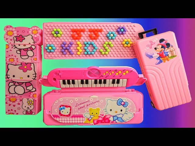 Hello Kitty New Pencil Box for Girls with Detachable Small Boxes