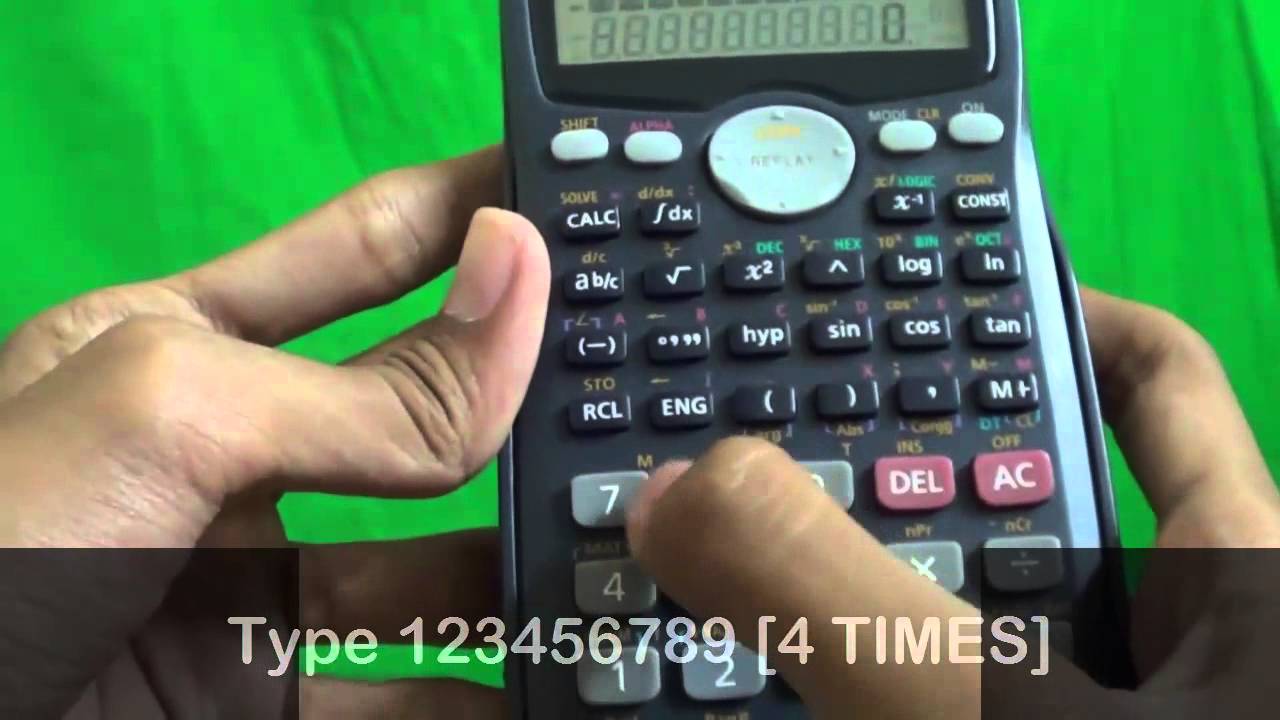 How To Do A Matrix On Calculator (fx-570MS) - YouTube