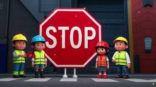 Red Says Stop 2 | Fun Kids Song | Learn Traffic Safety 🚦🎶