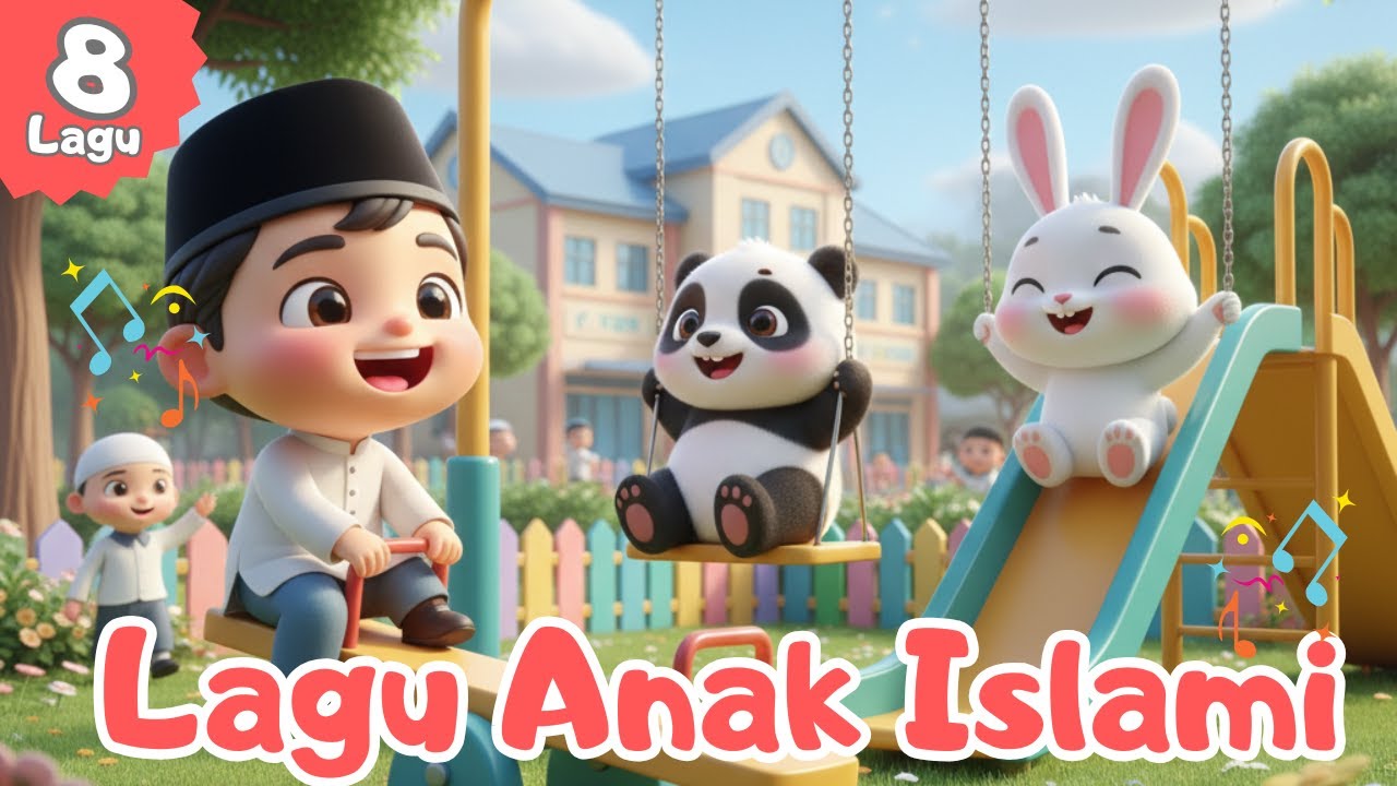 8 Lagu Islami - Aku sayang Allah, Aku Mau ke Mekkah, Allahul Kaafi, 25 Nama Nabi, dan 5 Rukun Islam