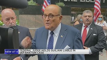 Judge holds Giuliani liable in Georgia election workers