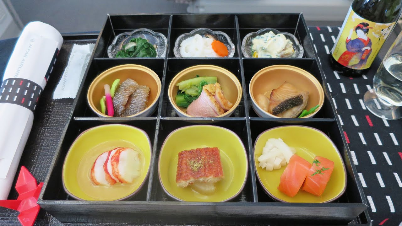 Japan Airlines - Business Class Meal | Japanese Eats