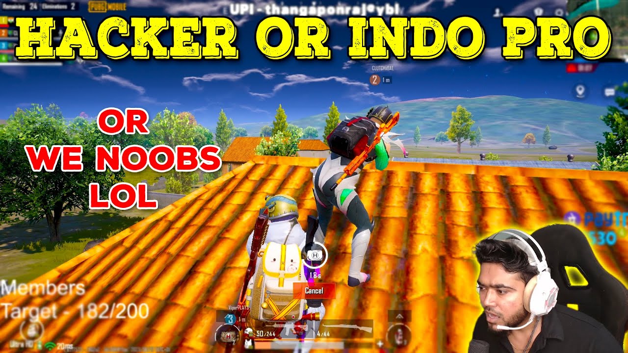 HACKER or Indo Pro Player😵 