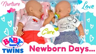 💖💙Baby Born Twins Emma & Ethan!💖💙 Day In The Life: Evening Routine, Stroller Walk & Bath!💦