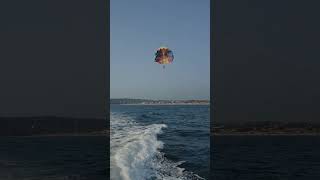goa#trip#baga#beach#family#parasailing#delhitogoa