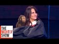 Nina conti has some fun with her monkey  the nightly show