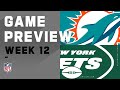 Miami Dolphins vs. New York Jets | Week 12 NFL Game Preview