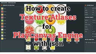 PlayCanvas How to create a Texture Atlases