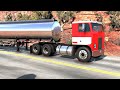 BeamNG Drive - T75 Cabover Truck Transporting Diesel