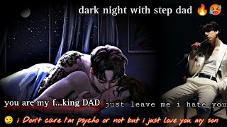 dark night with step dad one short taekook ff Hindi explain