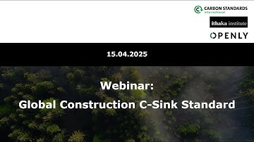 Webinar Global Construction C Sink Standard
