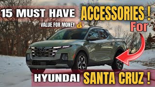 15 Must-Have Hyundai Santa Cruz Accessories Upgrade Your Truck Today