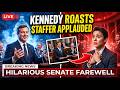 Kennedy Wins Applause For Hilarious Senate Speech Praising Departing Staffer
