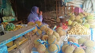 SURVE DURIAN HARI SABTU AGAK SIANG DI PASAR BUAH PASREPAN WAJIB PAGI KALO KESINI