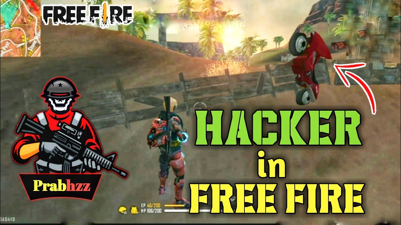 Hacker In GARENA FREE FIRE | Hacker GamePlay | GARENA FREE ...